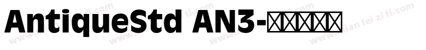 AntiqueStd AN3字体转换